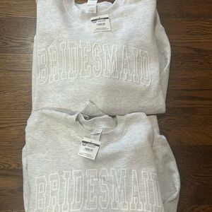 Gray Bridesmaid Sweatshirt